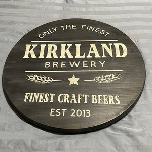 Kirkland Brewery sign